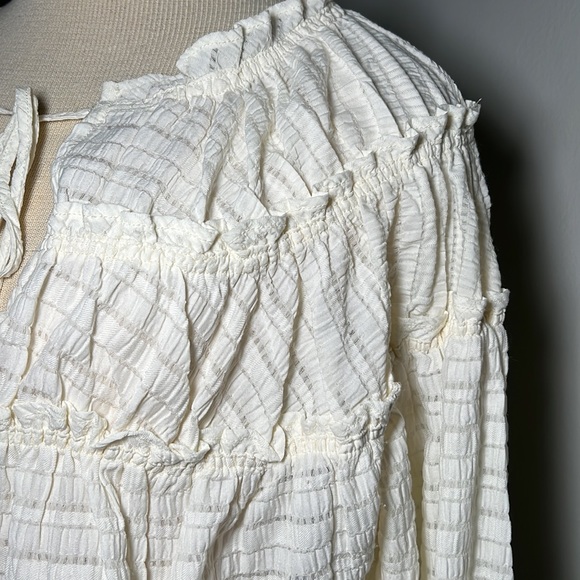 Free people Hailey Blouse Sz Large - Picture 8 of 10